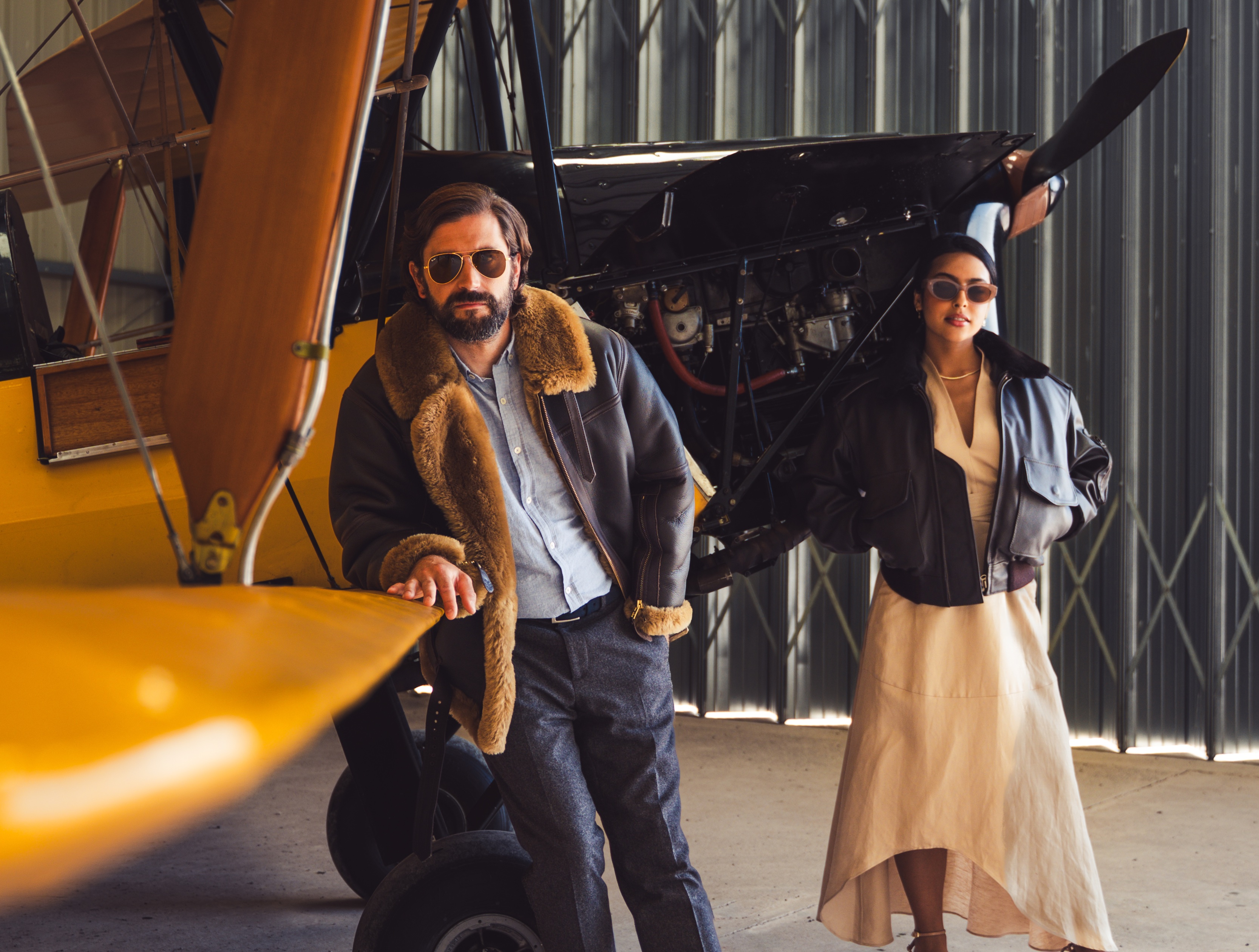 Original Irvin Sheepskin Flying Jacket